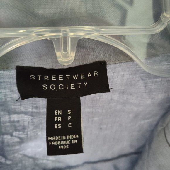 Streetwear Society jumper suit, size small - blue/gray in color - Picture 3 of 4